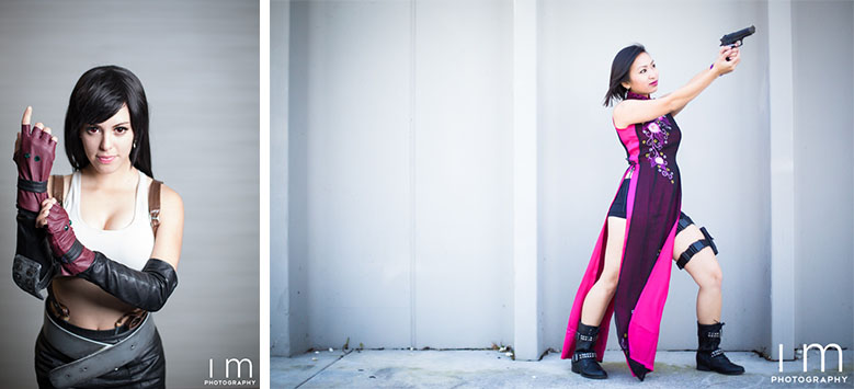 NadyaSonika as Tifa and Vi as Ada Wong