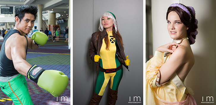 Rae as Lil Mac / Mel as Rogue / Erin as Padme